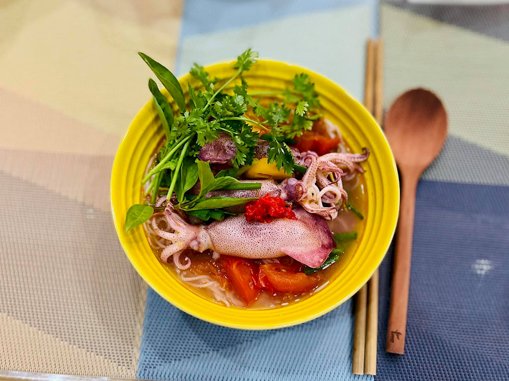 Bún mực Phú Yên